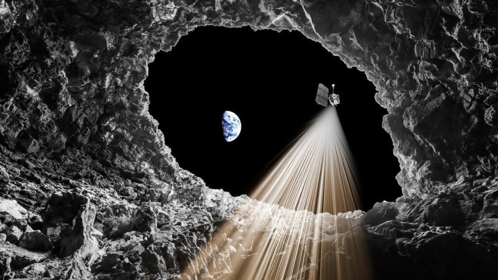 ¡Descubierta una cueva lunar gigante que podría albergar una base humana!